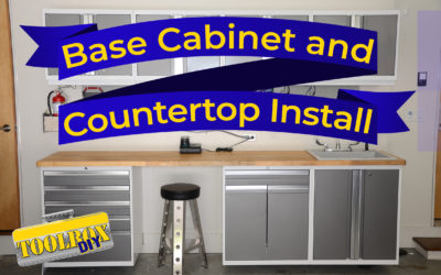 Base Cabinet & Countertop Installation | Organize Your Garage Ep. 6